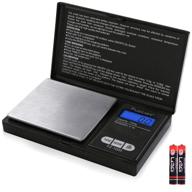 digital pocket scale - 1000g/0.1g precision, compact grams 📏 and ounces scale for herbs, jewelry, travel and food (battery included) logo