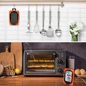 img 2 attached to 🌡️ CHILEAF Wireless Meat Thermometer: Smart Digital Instant Read Thermometer with Probe Backlight, Calibration Function, and 300FT Range - Ideal for Outdoor BBQ Grill - iOS & Android Compatible