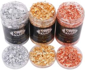 img 3 attached to 🎨 Elevate Your Crafts with KINNO 30g Gold Leaf Flakes for Resin Mold and More!