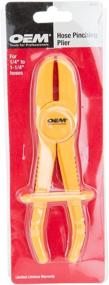 img 1 attached to 🛠️ OEMTOOLS 25379: Yellow Non-Metallic Fuel Line Hose Clamps & Pliers - 7.5 Inch Pincher for Automotive, Gas & Small Engine Tools
