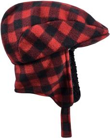 img 4 attached to 🧢 N'Ice Caps Boys' and Teens' Buffalo Plaid Elmer Fudd Hat - Big and Little Sizes