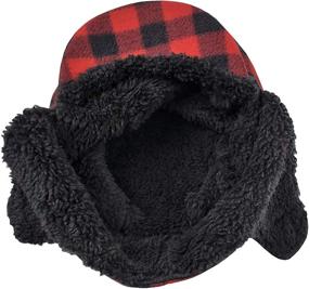 img 1 attached to 🧢 N'Ice Caps Boys' and Teens' Buffalo Plaid Elmer Fudd Hat - Big and Little Sizes
