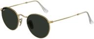 πΆοΈ rb3447 round metal sunglasses in a variety of colors logo