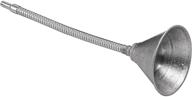 🔘 zinc plated funnel with 12" flex spout - performance tool w219 logo