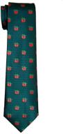 🎄 retreez christmas graphic woven microfiber boy's tie (8-10 years) – festive style for young gentlemen logo