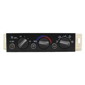 img 4 attached to LOSTAR A/C Heater Climate Control Panel - Rear Window Defogger Switch - Compatible with 1996-2000 Chevy Suburban Tahoe Yukon - Part# 9378805