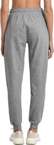 img 2 attached to PULI Sweatpants Workout Joggers Pockets