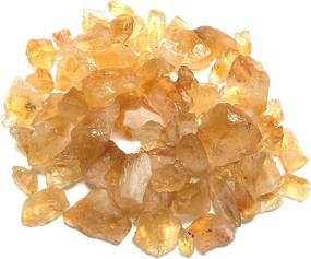 img 2 attached to 🔮 Zentron Crystal Collection: Premium Rough Citrine Crystal Stone with Velvet Bag - 1/2 Pound for Enhanced Healing and Energy