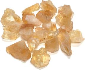 img 4 attached to 🔮 Zentron Crystal Collection: Premium Rough Citrine Crystal Stone with Velvet Bag - 1/2 Pound for Enhanced Healing and Energy