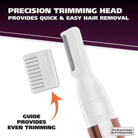 img 3 attached to Wahl Clean & Confident Ladies Battery Pen Trimmer & Detailer with Easy-to-Clean Blades for Hygienic Grooming of Eyebrows, Facial Hair, Bikini Lines, and Other Detailed Areas – Model 5640-2701