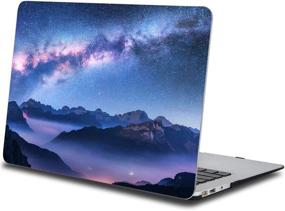 img 3 attached to Enhance Your MacBook Pro 16 inch with Our Purple Stars Case & Keyboard Cover Replacement, A2141 Compatible