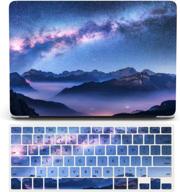 enhance your macbook pro 16 inch with our purple stars case & keyboard cover replacement, a2141 compatible logo