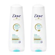 deep moisturizing conditioner for normal to dry hair: dove nutritive solutions daily moisture - detangles and nourishes dry hair - 12 oz logo