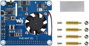 img 4 attached to «Адаптер Power Over Ethernet HAT (Тип C) Waveshare для Raspberry Pi 3B+/4B 802»