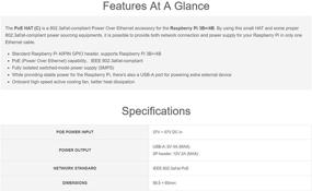img 2 attached to «Адаптер Power Over Ethernet HAT (Тип C) Waveshare для Raspberry Pi 3B+/4B 802»
