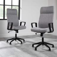 🪑 hon basyx attire commercial-grade executive office chair in grey fabric logo