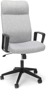 img 3 attached to 🪑 HON Basyx Attire Commercial-Grade Executive Office Chair in Grey Fabric