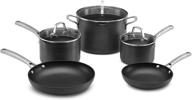 🍳 серый набор посуды calphalon classic nonstick - 8 предметов (модель 1943340) логотип