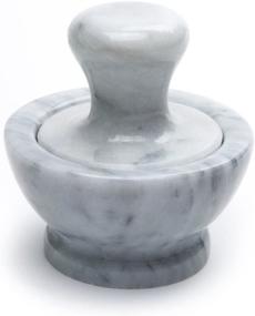 img 4 attached to Delectable Dishes Perfected with the Fox Run White Marble Mortar and Pestle