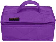 yazzii purple 4-pocket organizer logo