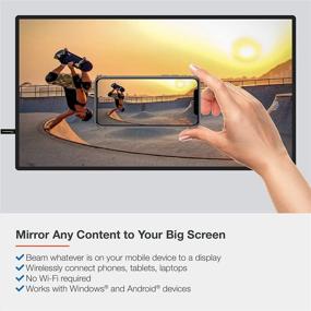 img 3 attached to ScreenBeam Mini2 Wireless Display Adapter/Receiver with Miracast (SBWD60A01) - Mirror Phone/Tablet/Laptop to HDTV, No Apps Needed, Compatible with Android & Windows Devices