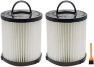 🔍 ez spares 2pcs replacement eureka dcf-21 (dcf21) washable allergen hepa filter - compatible with eureka/sanitaire airspeed bagless vacuums [67821, 68931, ef91] логотип