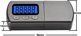 img 2 attached to 📀 DIGITNOW Digital Turntable Stylus Force Scale Gauge: Accurate 0.01g/5.00g Tracking Force Pressure Gauge for Tonearm Phono Cartridge with Blue LCD Backlight
