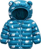 vjj aidear winter outwear bear red boys' clothing ~ jackets & coats logo