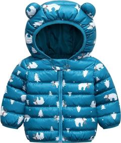 img 4 attached to VJJ AIDEAR Winter Outwear Bear Red Boys' Clothing ~ Jackets & Coats