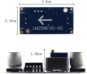 img 1 attached to 🔌 Maxmoral 2pcs DC-DC Buck Converter Power Module: Efficient 3A Adjustable Step-Down LM2596 Voltage Regulator for Converting 24V to 12V, 5V, 3V