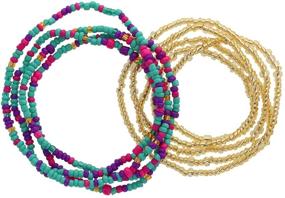 img 4 attached to Waist Beads African Chain Pieces Women's Jewelry for Body Jewelry