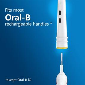 img 1 attached to 🪥 4-Pack Oral-B Compatible Replacement Toothbrush Heads - Fit for Floss Action, Electric Toothbrush Brushes Refill