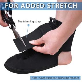 img 2 attached to 🌿 OneBrace Plantar Fasciitis Night Splint Sock - Soft Stretching Boot Splint for Aching Feet & Heel Relief, Achilles Tendonitis Foot Support Brace - Medium