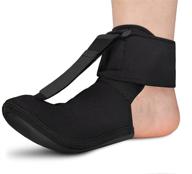 🌿 onebrace plantar fasciitis night splint sock - soft stretching boot splint for aching feet & heel relief, achilles tendonitis foot support brace - medium логотип