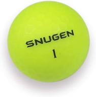 🏌️ snugen (tm) soft feel distance golf ball: vibrant matte finish, long distance tour ball in a 12 ball pack logo