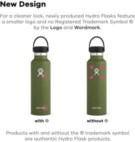 img 2 attached to Hydro Flask Standard Mouth Water Bottle, Flex Cap - 21 oz, Lemon: Stay Hydrated in Style!