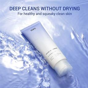 img 3 attached to 🧼 Прочистка пенкой IOPE Moist Cleansing Whipping Foam - Глубокий очищающий макияжный средство для увлажненной кожи - Ежедневный очищающий пенка для лица для всех типов кожи - Корейский уход за кожей, 6.08 жидк. унц. от Amorepacific