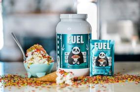 img 4 attached to 🐼 PANDA FUEL Premium Whey Protein Isolate – Non-GMO, Grass-Fed Collagen, Concentrate & Casein Protein Blend, Egg Protein, Probiotics, Digestive Enzymes – Multi-Stage Formula with 25 Servings (Fruity Cereal Flavor)