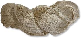 img 2 attached to 🧶 Revolution Fibers Mulberry Silk Lace Yarn | 100% Pure Off-White (Undyed) | 20/2 Silk | 100g - 1000yds Hank | Weaving, Crafting, Crochet, Knitting (1-Pack)