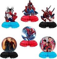 superhero spiderman centerpieces decorations decorations logo