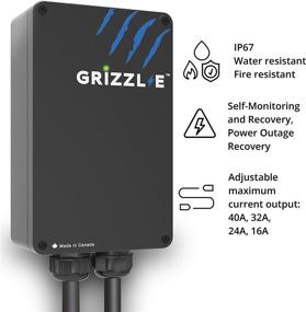 img 2 attached to 🔌 Зарядное устройство для электромобилей Grizzl-E уровня 2: высокопроизводительная станция для зарядки автомобилей в помещении и на открытом воздухе (штепсель NEMA 14-50, кабель премиум-класса длиной 24 фута), 16/24/32/40 ампер