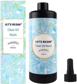 img 4 attached to 🔮 LET'S RESIN UV Resin - 500g, Hard Type Crystal Clear Casting & Coating Epoxy Resin, Transparent UV Curing Glue for Jewelry Making, with UV Resin Molds and Sunlight Activation