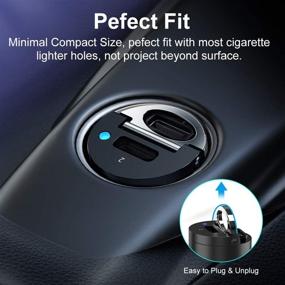 img 1 attached to Charger Automobile Adapter Compatible Smartphone