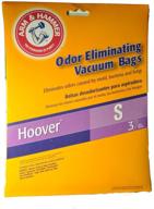 🧹 enhance your vacuuming experience with hoover type s arm & hammer odor eliminating vacuum bags - 3 pack! логотип