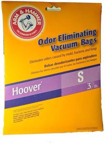 img 1 attached to 🧹 Enhance Your Vacuuming Experience with Hoover Type S Arm & Hammer Odor Eliminating Vacuum Bags - 3 Pack!