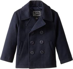 img 1 attached to 🧥 Stylish and Warm: Rothschild Little Boys' Double Breasted Peacoat