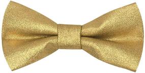 img 4 attached to Toddlers Adjustable Bowtie Accessories Metallic
