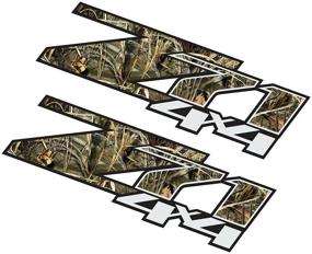 img 1 attached to Pair Camo Decals Truck Stickers