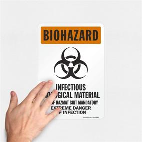 img 1 attached to 🧪 Biohazard Infectious Biological Material SmartSign