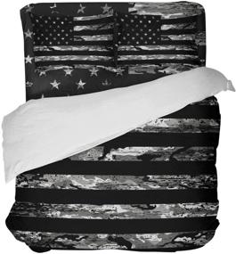 img 4 attached to Camouflage American Bedspread Decorative Pillowcases